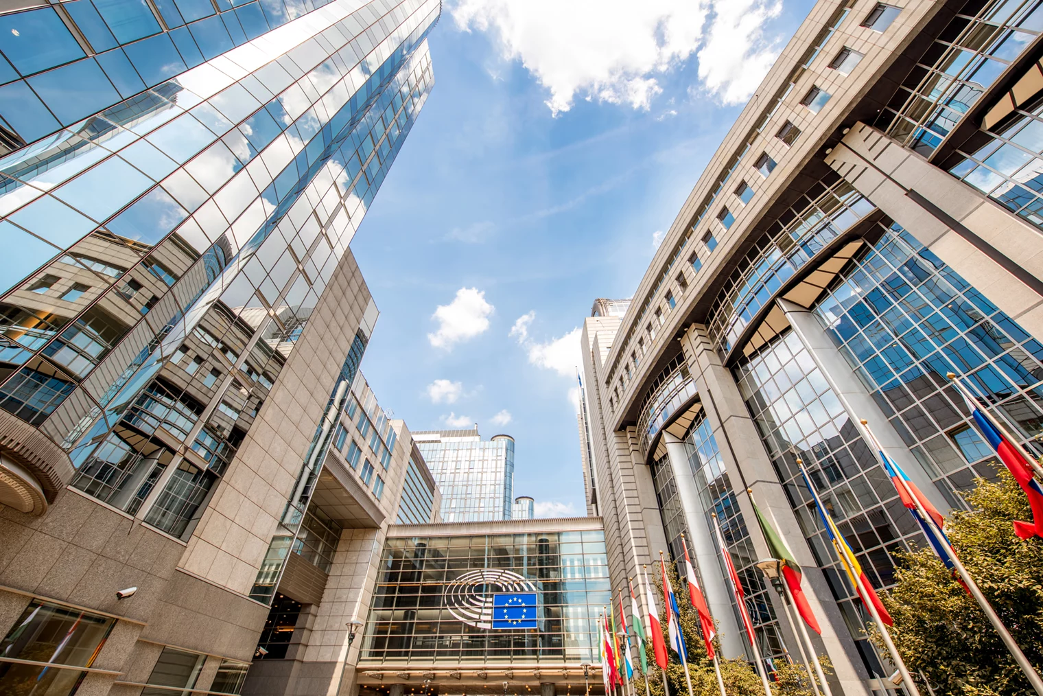 european parliament building in brussels